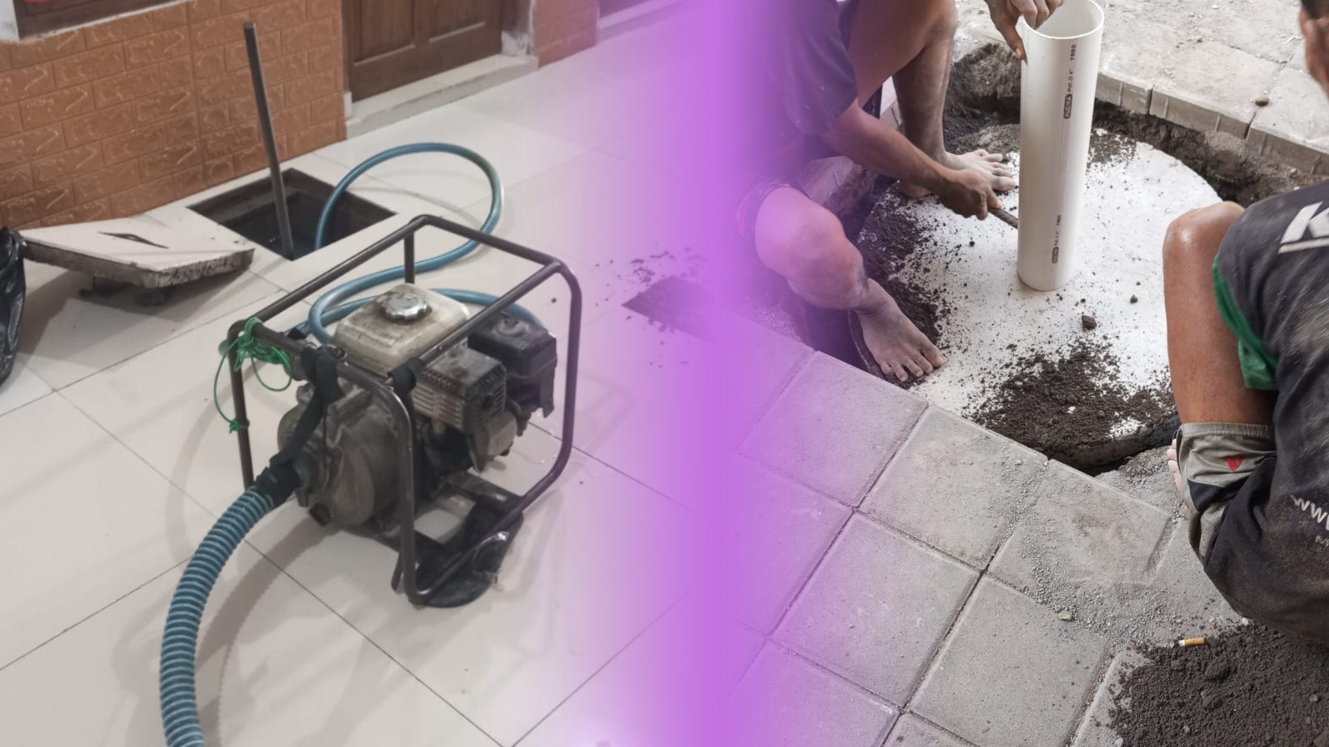 Layanan pembersihan saluran pipa profesional